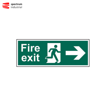 Fire Exit (Man Arrow Right) Signs