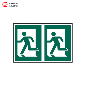 Man Running Left Signs (2 Per Sheet)