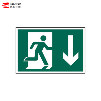 Running Man (Arrow Down) Signs