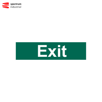 Exit (text only) Signs
