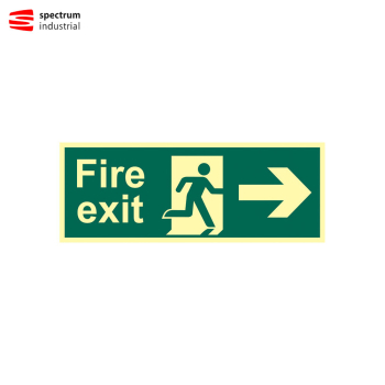 Fire Exit (Man Arrow Right) Signs