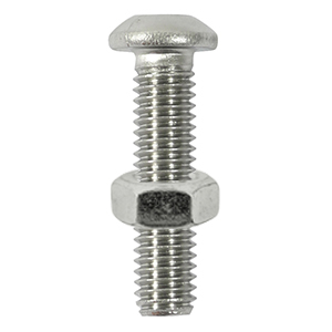 Button Socket Screw & Nut - Stainless Steel