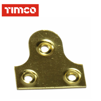 Timco Plain Mirror Plates (Electro Brass) Timco Plain Mirror Plates (Electro Brass)