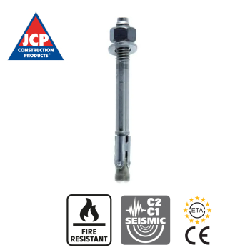JCP Option 1 Approved Throughbolt - Clear Zinc Plated