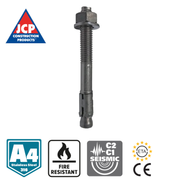 JCP Option 1 Approved Throughbolt - Stainless Steel A4-316