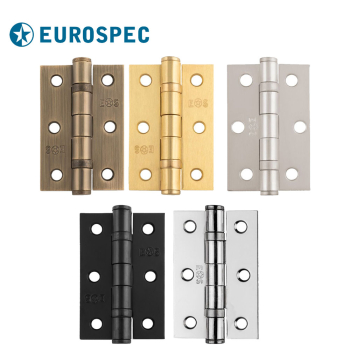 Eurospec Ball Bearing Steel Hinges (76mm) Eurospec Ball Bearing Steel Hinges (76mm)
