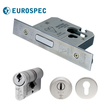 Eurospec EASI-T EDB50 British Standard Euro Profile Deadlock Sets (KEY TO KEY)