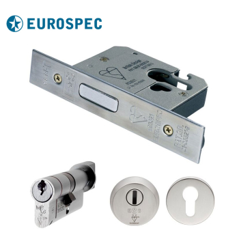 Eurospec EASI-T EDB50 British Standard Euro Profile Deadlock Sets (TURNS)