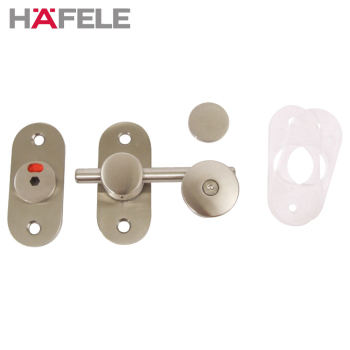 Hafele Indicator Bolt For Glass Partitons (Satin Stainless) Hafele Indicator Bolt For Glass Partitons (Satin Stainless)