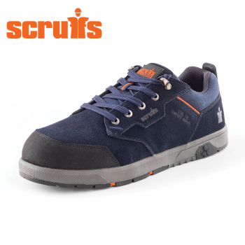 Scruff Halo 3 Safety Trainers Navy (7-12UK)
