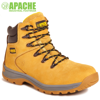 Apache AP314CM Wheat Nubuck Water Resistant Hiker Boots (UK6-UK12)