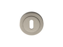 Escutcheon - Lock Profile On Concealed Fix Round Rose Nis (Satin Nickel)