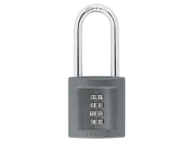 Abus 50mm Combination Padlock Die-Cast Body Long Shackle  (4-Digit) Abus 50mm Combination Padlock Die-Cast Body Long Shackle  (4-Digit)