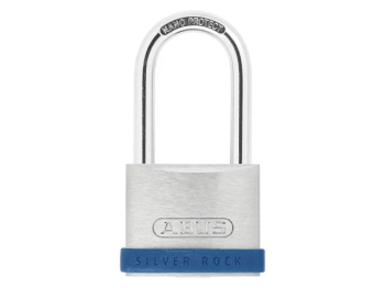 Abus 40mm Silver Rock 5 Long Shackle Padlock Abus 40mm Silver Rock 5 Long Shackle Padlock