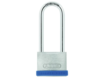 Abus 40mm Silver Rock 5 Extra Long Shackle Padlock Abus 40mm Silver Rock 5 Extra Long Shackle Padlock