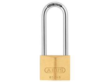 Abus 40mm 63mm Long Shackle Brass Padlock