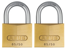 Abus 50mm Brass Twin Pack Padlocks Abus 50mm Brass Twin Pack Padlocks