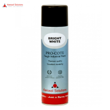 Aerosol Solutions Pro-Cote Bright White Spray Paint 500ml