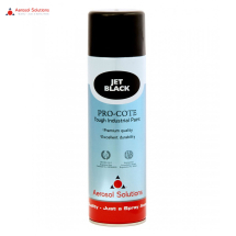 Aerosol Solutions Pro-Cote Jet Black Spray Paint 500ml