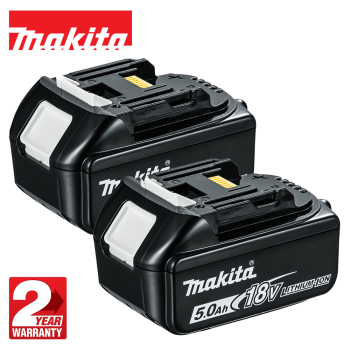 Makita BL1850 18V LXT 5.0Ah Li-Ion Battery Twinpack Makita BL1850 18V LXT 5.0Ah Li-Ion Battery Twinpack