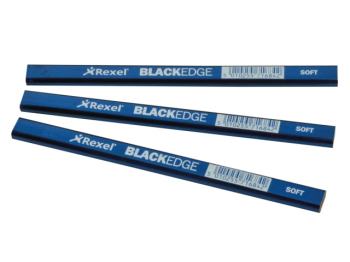 Blackedge Carpenter's Pencils - Blue / Soft