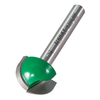 Radius 9.5mm radius x 19.1mm diameter Radius 9.5mm radius x 19.1mm diameter