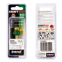 Rounding over 3.2mm radius x 9.5mm cut Rounding over 3.2mm radius x 9.5mm cut