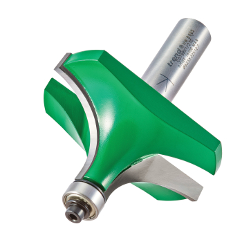 Rounding over 25.4mm radius x 32mm cut Rounding over 25.4mm radius x 32mm cut