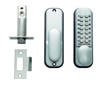 Codelock Cl155Sg Silver Grey. Function / Mortice Latch With Dual Backplate Codelock Cl155Sg Silver Grey. Function / Mortice Latch With Dual Backplate