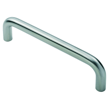 Steelworx Solid 10mm Dia. Cabinet D Pull Handle (96mm)