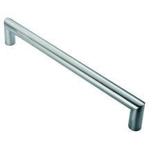 Steelworx Solid 10mm Dia. Cabinet Mitred Pull Handle (96mm) G304