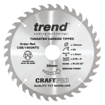 Trend Craft saw blade 190mm x 36 teeth x 30 x 1.55 for DCS575