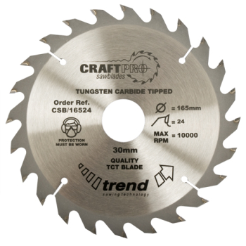 Trend Craft saw blade 315mm x 24 teeth x 30mm