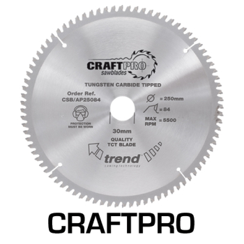 Trend Craft saw blade aluminium and plastic 184 x 58 teeth x 16