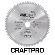 Trend Craft saw blade aluminium and plastic 254 x 80 teeth x 30