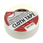 Timco 50m x 48mm Cloth Tape - White - Single