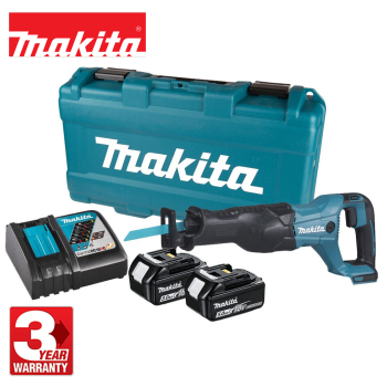 Makita DJR186RTE Reciprocating Saw 18V With 2 x 5.0AH Batteries Makita DJR186RTE Reciprocating Saw 18V With 2 x 5.0AH Batteries