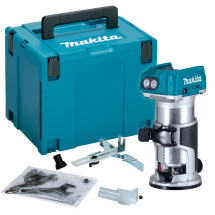 MAKITA DRT50ZJ 18V LXT 1/4inch BRUSHLESS CORDLESS ROUTER (Body Only) IN MAKPAC CASE