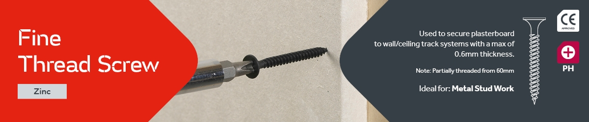 Drywall Screw Fine Thread - Zinc