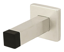 Steelworx Square Skirting Door Stop On 52X8mm Rose