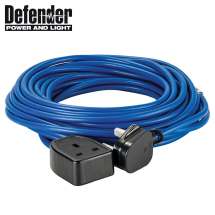 Defender 240v Extension Lead Blue 1.5mm2 13A 14m