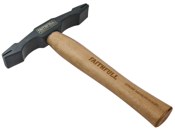 Faithfull Double Scutch Hammer Hickory Handle