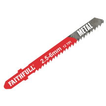 FAITHFULL Jigsaw Blades For Metal Pack Of 5 T118B