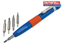 Faithfull FAISDINST12 12-In-1 Instrument Screwdriver