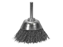 Faithfull Wire Cup Brush 75mm x 6mm Shank, 0.30mm Wire