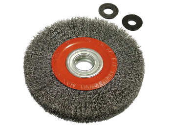 Faithfull Wire Wheel 200 x 25mm, 32mm Bore, 0.30mm Wire Faithfull Wire Wheel 200 x 25mm, 32mm Bore, 0.30mm Wire