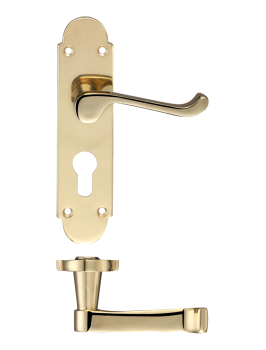 Oxford Lever Euro Lock (47.5mm c/c) Furniture    170 x 42mm