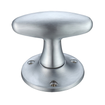 Extended Oval Mortice Knob Furniture  60mm Rose dia.