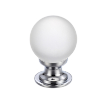 Glass Ball Cabinet Knob - Frosted 30mm