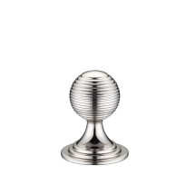 Queen Anne Ringed Knob 25mm rose dia. - Lacquered
